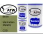 Preview: BMW, Manhattan Metallic, C3D: 500ml Lackdose + 500ml Klarlack + 250ml Härter - Set, von ATW Autoteile West.